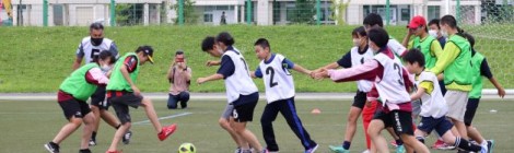 3年ぶりにチャレンジドサッカー教室を開催