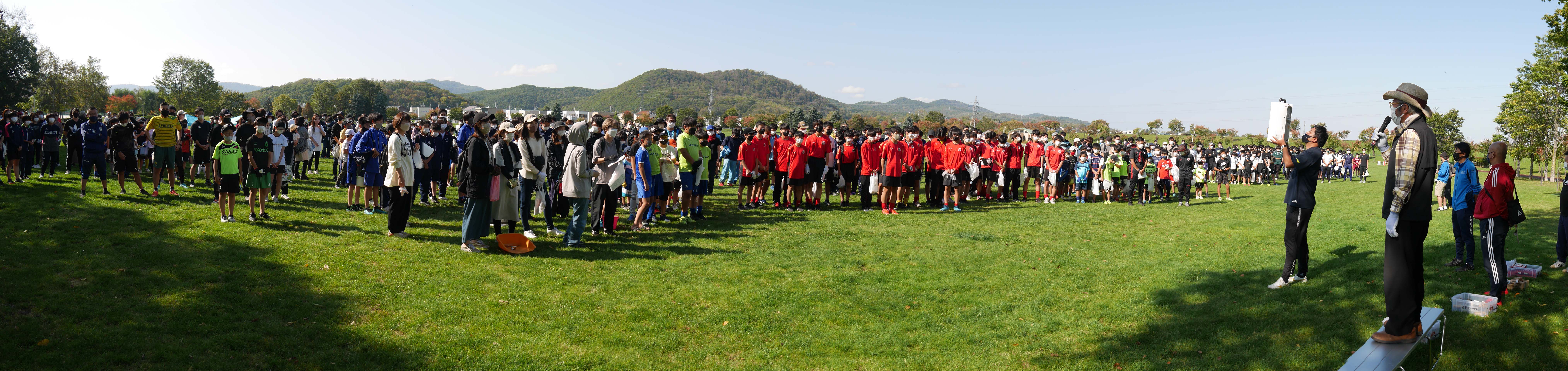 旭川地区サッカー協会主催　忠和公園(2022/10/2)メンテナンスのお礼
