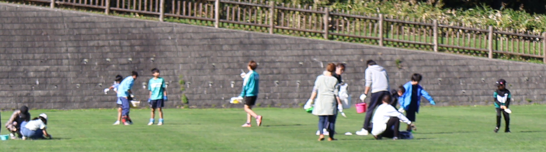 旭川地区サッカー協会主催 芝のメンテナンス (2024/10/5)のお礼